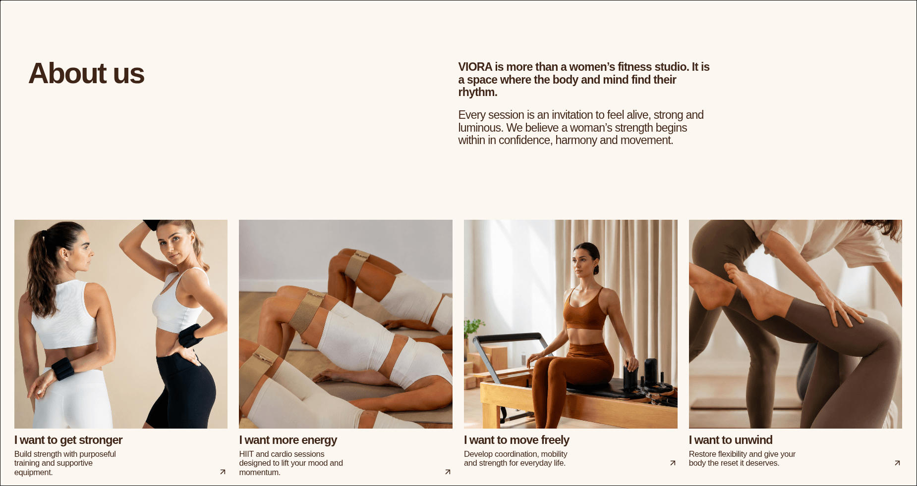 Viora studio philosophy and wellness introduction