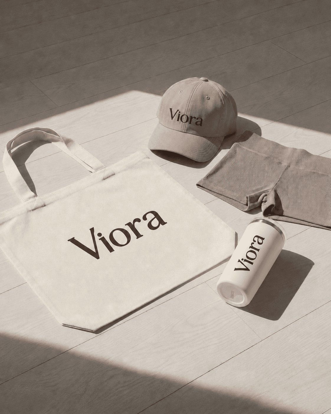 Viora sunlit neutral studio art direction