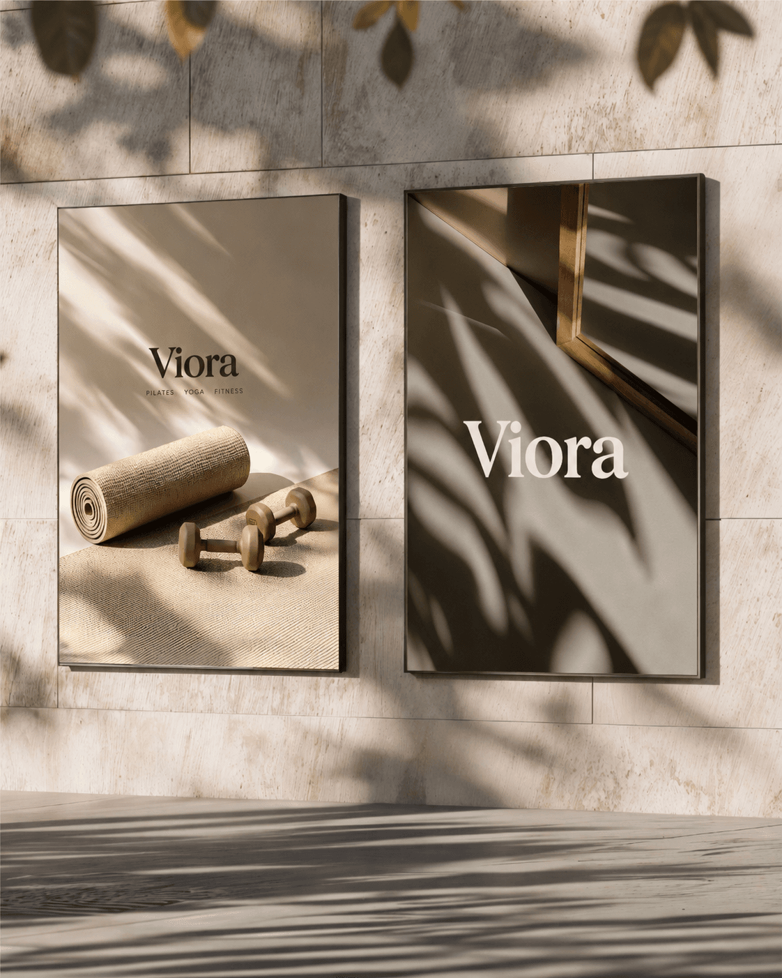 Viora wellness poster art direction